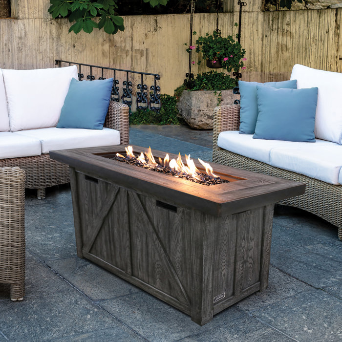 Sunbeam Grange Concrete Propane Gas Fire Pit Table & Reviews Wayfair